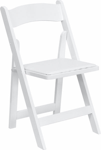Buy Wood Folding Chair W Vinyl Padded Seat At Eventsuber Com For