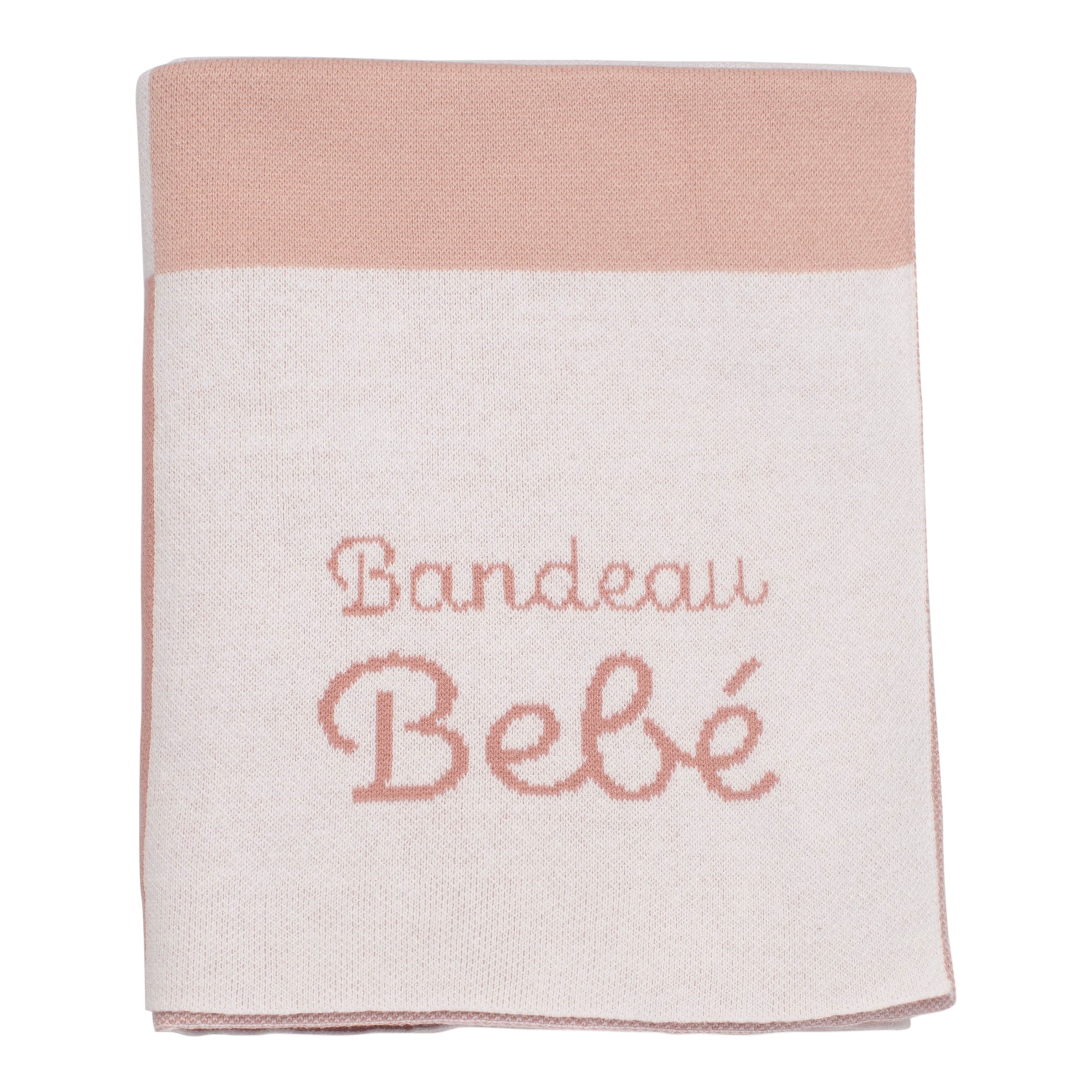 Knit Blanket Shades Of Pink Bandeau Bebe