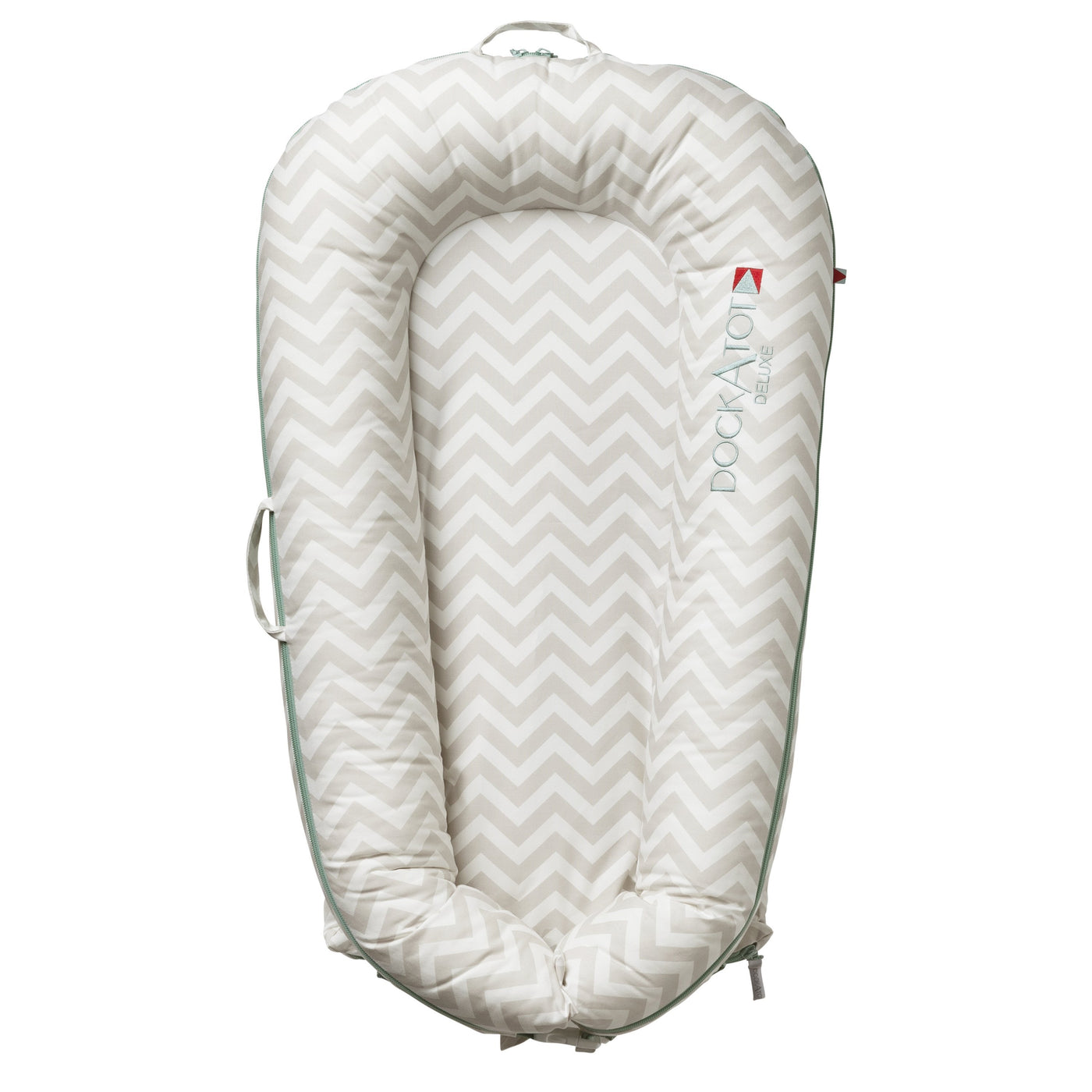 DockaTot Deluxe+ Dock - Silver Lining (Chevron) (Personalization Avail