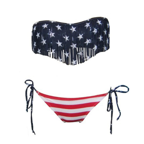 2 Pcs Bikini Tankini Set Women's Swimwear Bathing Suit P74 – SELLONWANELO