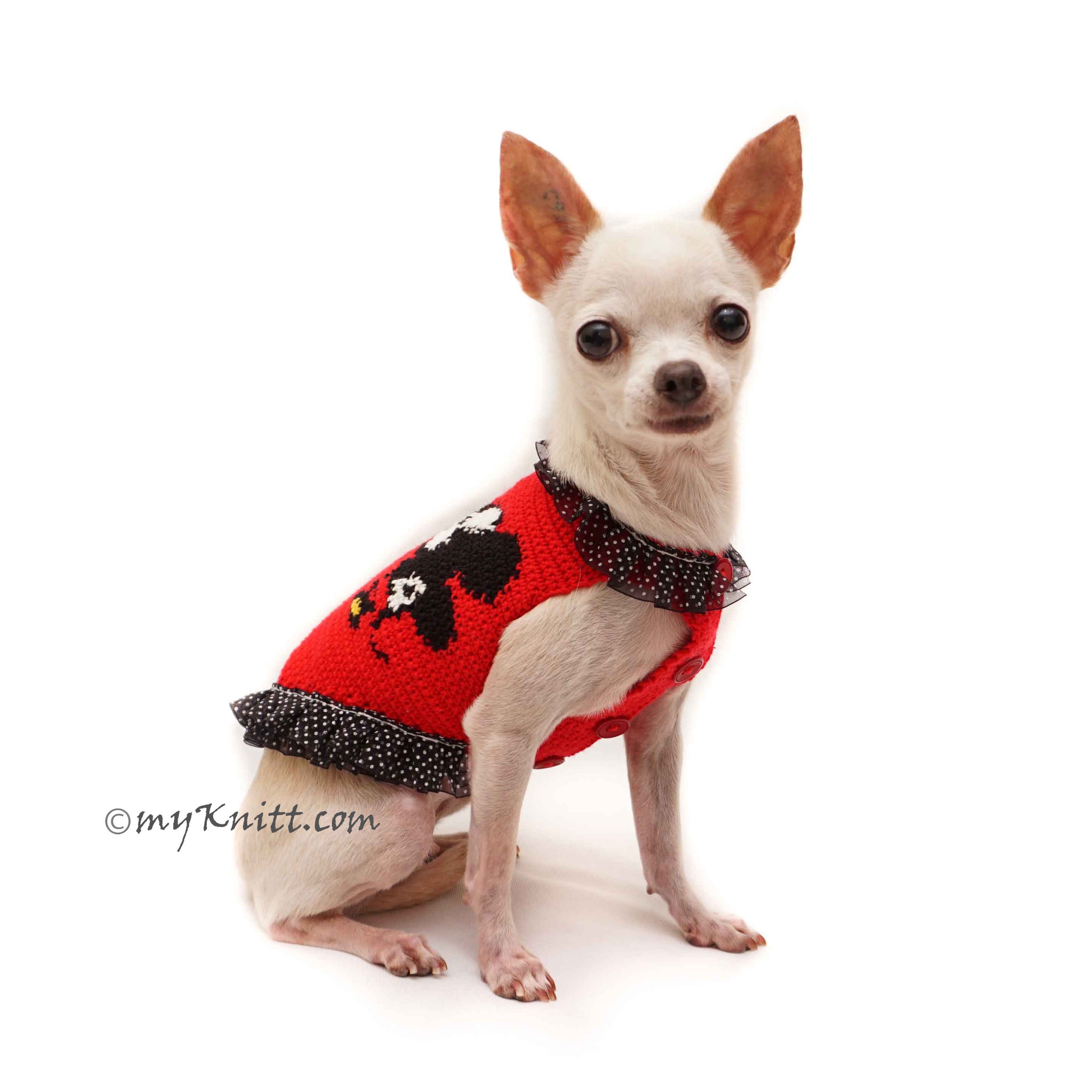 dog minnie mouse dress