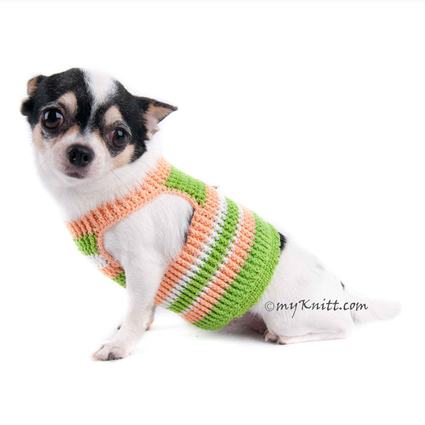 Cotton Pastel Dog Harness Chihuahua DH12 - Myknitt | myknitt