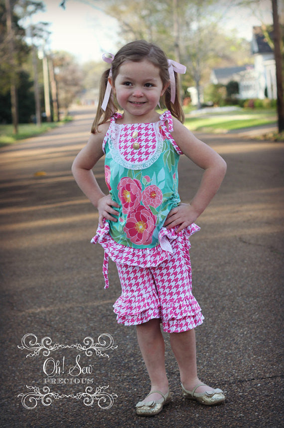Sale! Cricket Knit Ruched Girls Top PDF Sewing Pattern – Foofoo Threads ...