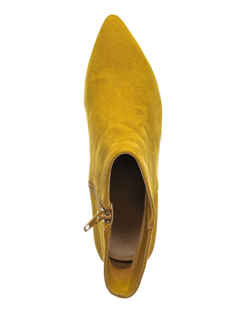 mustard yellow chelsea boots