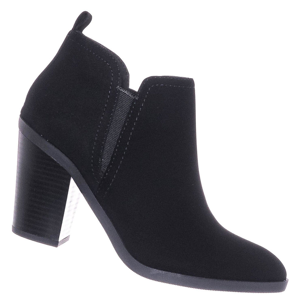 chunky heel chelsea ankle boots
