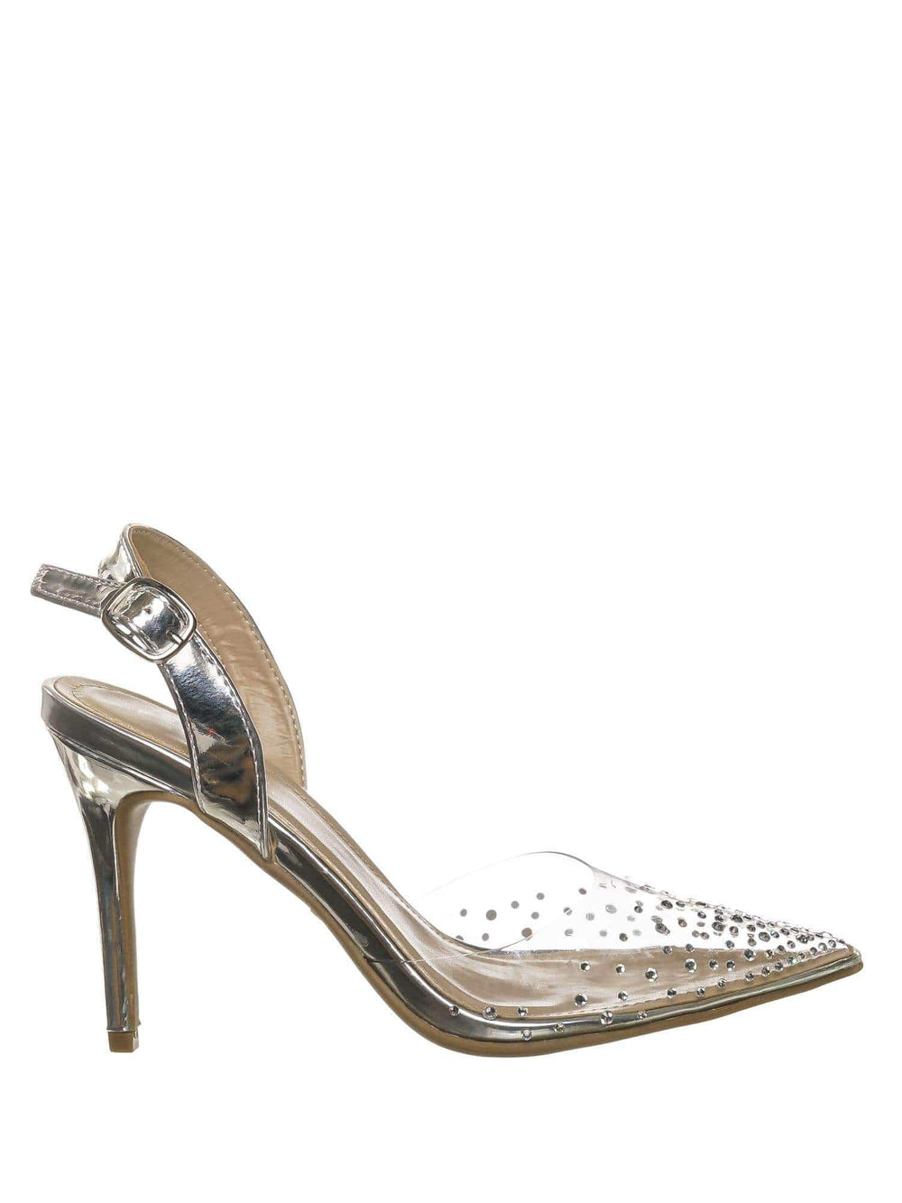 anne michelle clear pumps