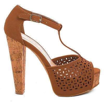 bamboo chunky heels