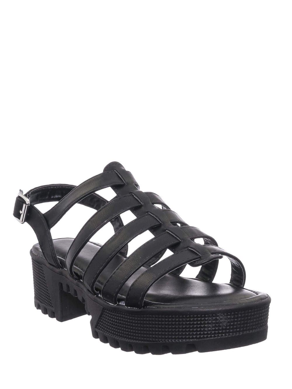 Womens Gladiator Strap Open Toe Shoe 