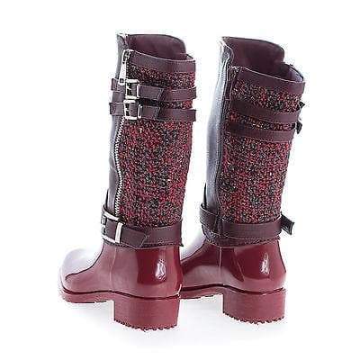 lug sole rain boots