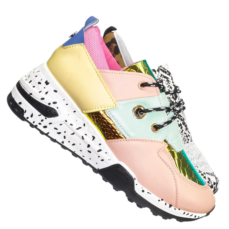 color block sneakers womens