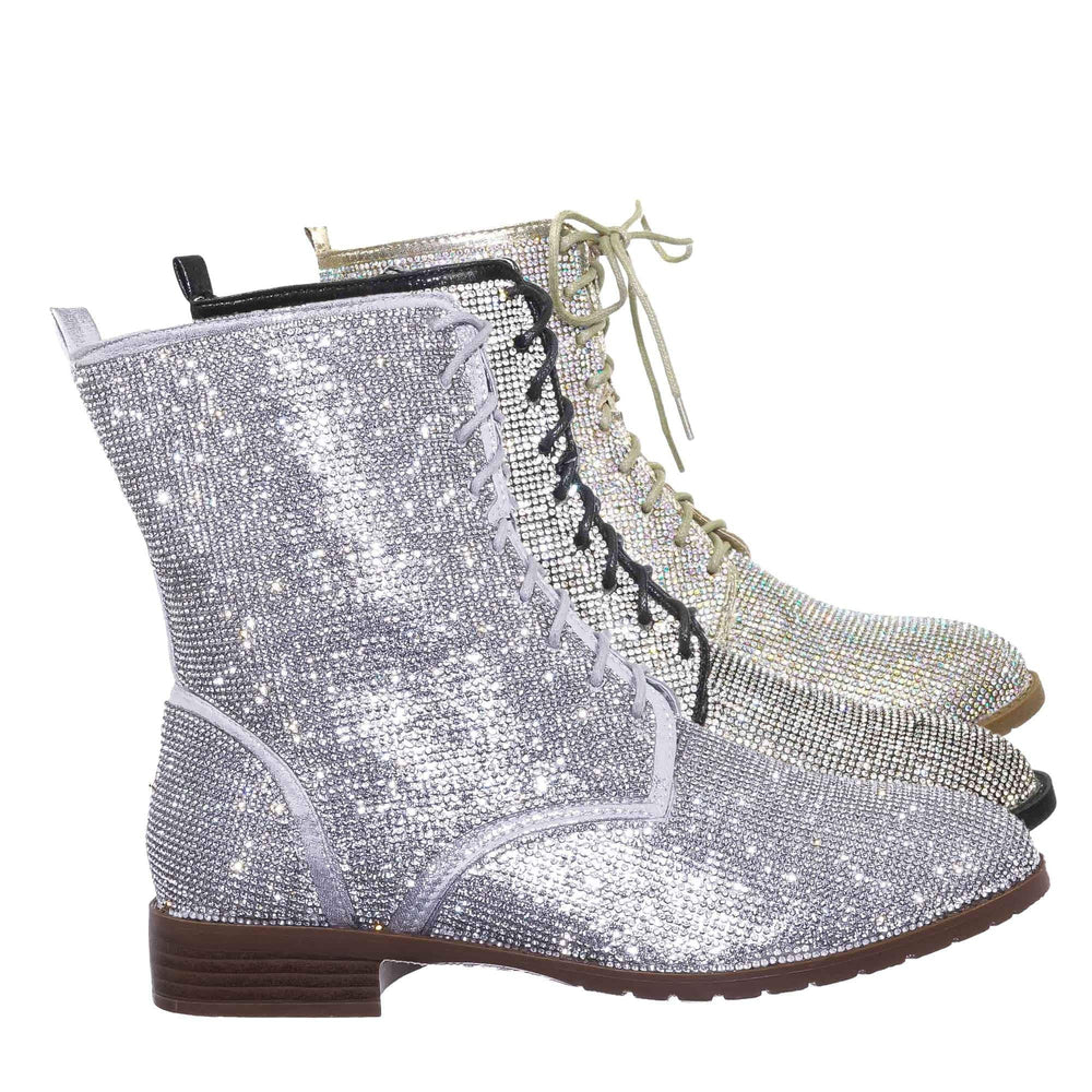 rhinestone womens boots