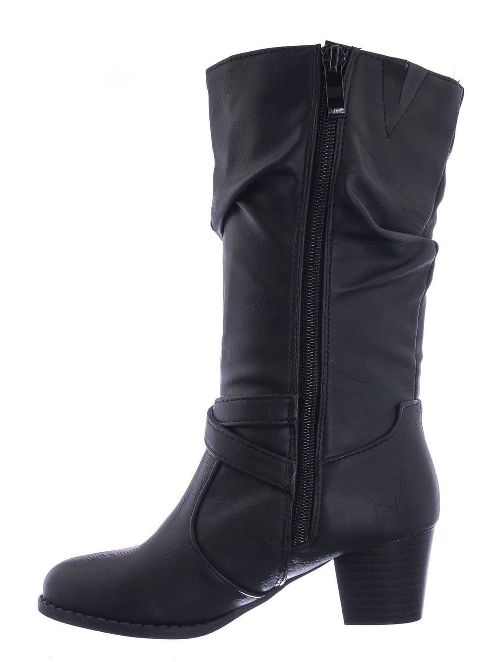 Safety52k Forever Link Childerns Harness Strapped Boots Little Girls Mid Calf Heel Shoes Aquapillar Com
