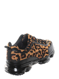 Leopard / Flow29 Chunky Translucent Clear Bottom Sneakers