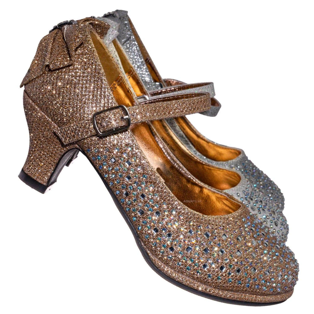 little girl rhinestone shoes