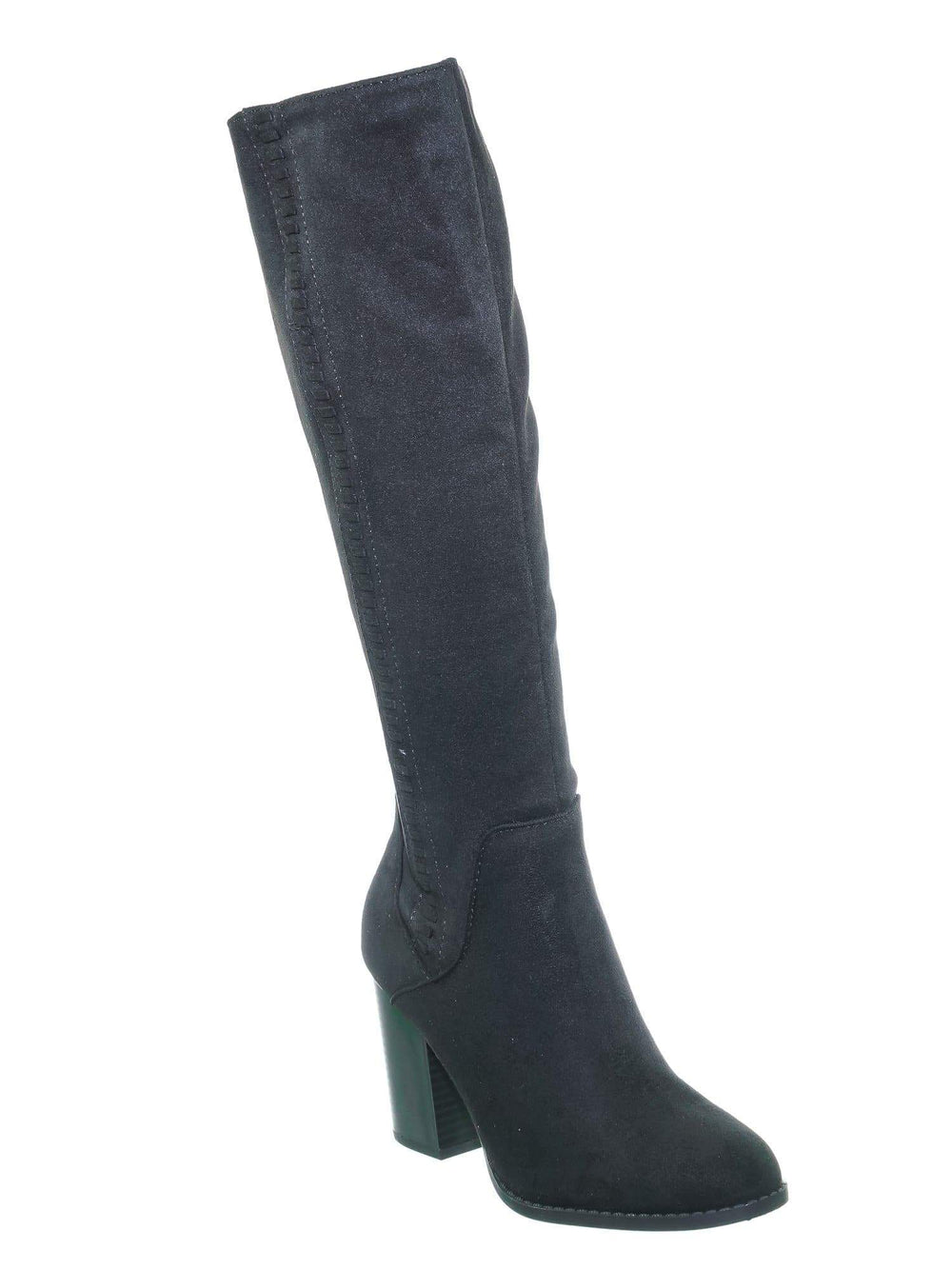 womens knee high block heel boots