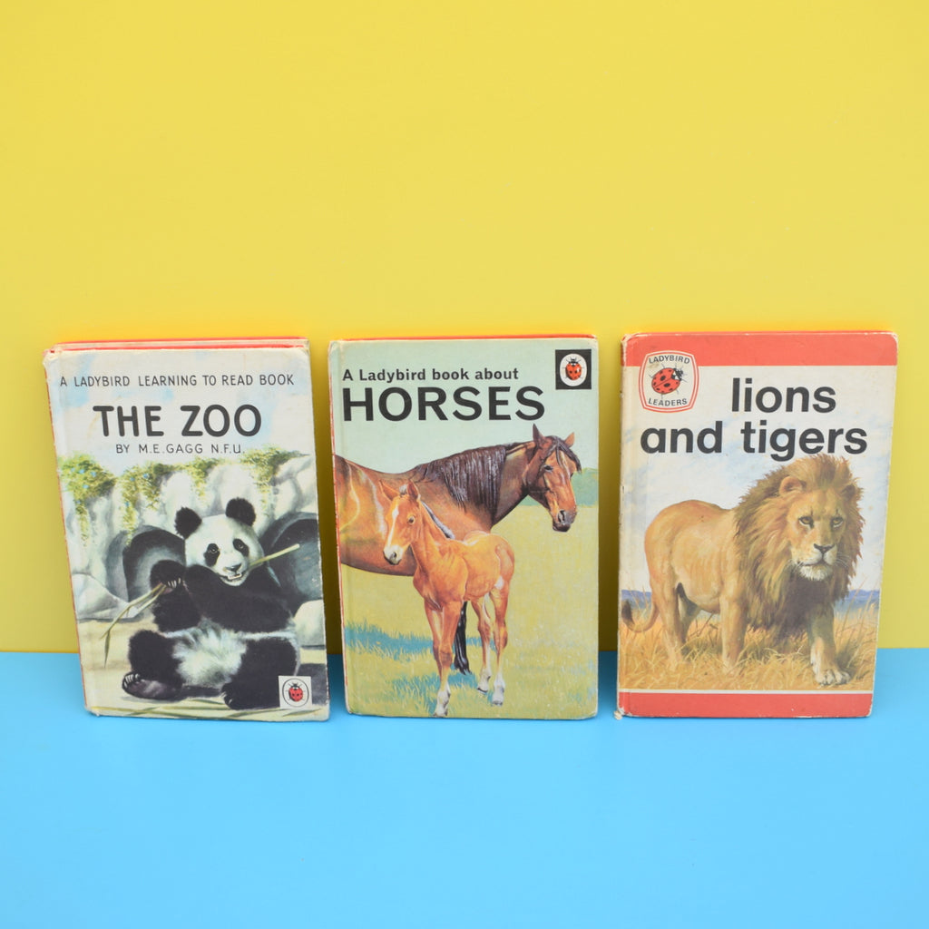 Vintage Ladybird Books The Zoo Horses Lions Amp Tigers