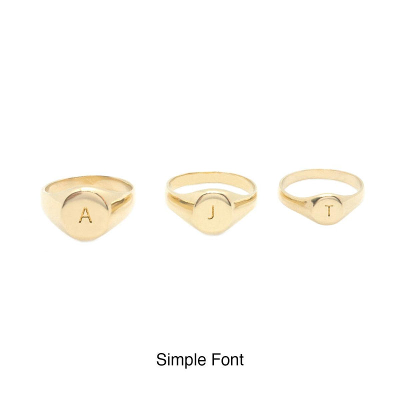 Zoe Baby Signet Ring Nuuk