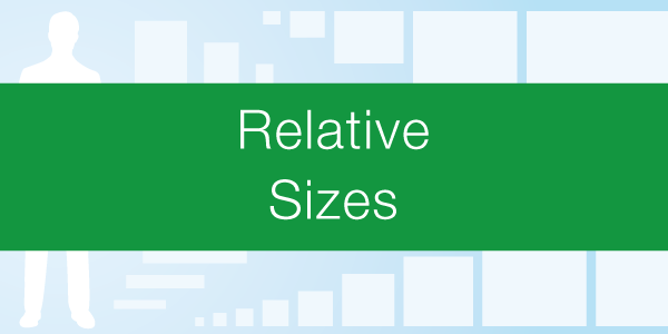 Relative Sign Sizes