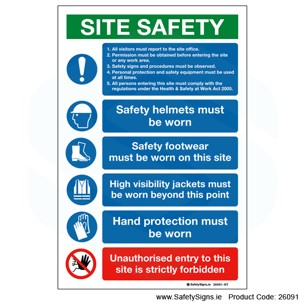 site safety footwear