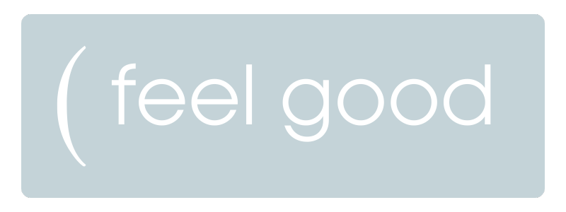 button saying 'feel good'