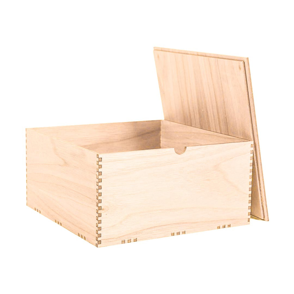 Customizable Large Wood Gift Box - Wholesale Available