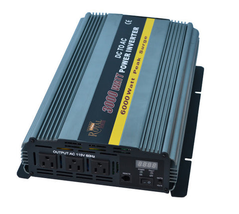 3000 Watt Power Inverters 24 Volt DC To 110 Volt AC – PowerInverters.com