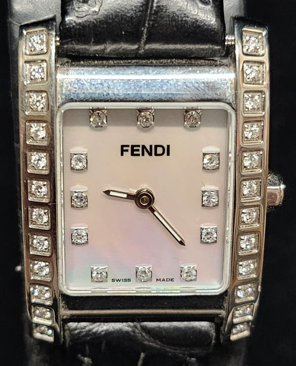 Fendi Crazy Carats Rolling Gemstones Two Tone Black Dial Ladies Watch –  Every Watch Has a Story