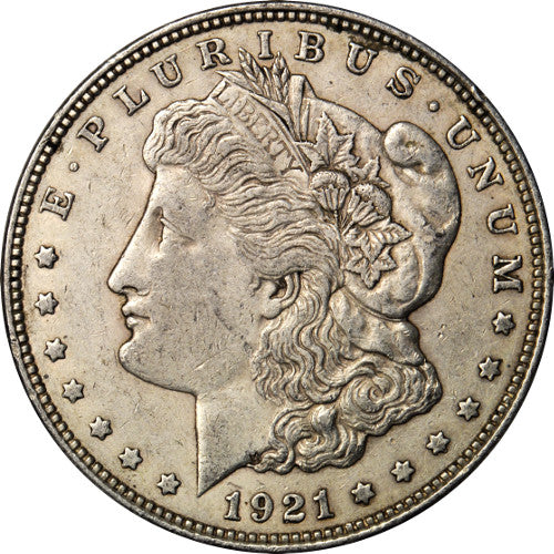 1921 Morgan Silver Dollar BU