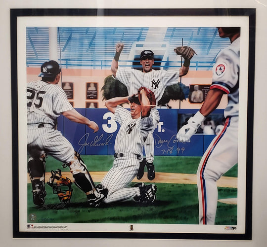 Yogi Berra, Mickey Mantle Autographed Color Photograph - $5K APR Value