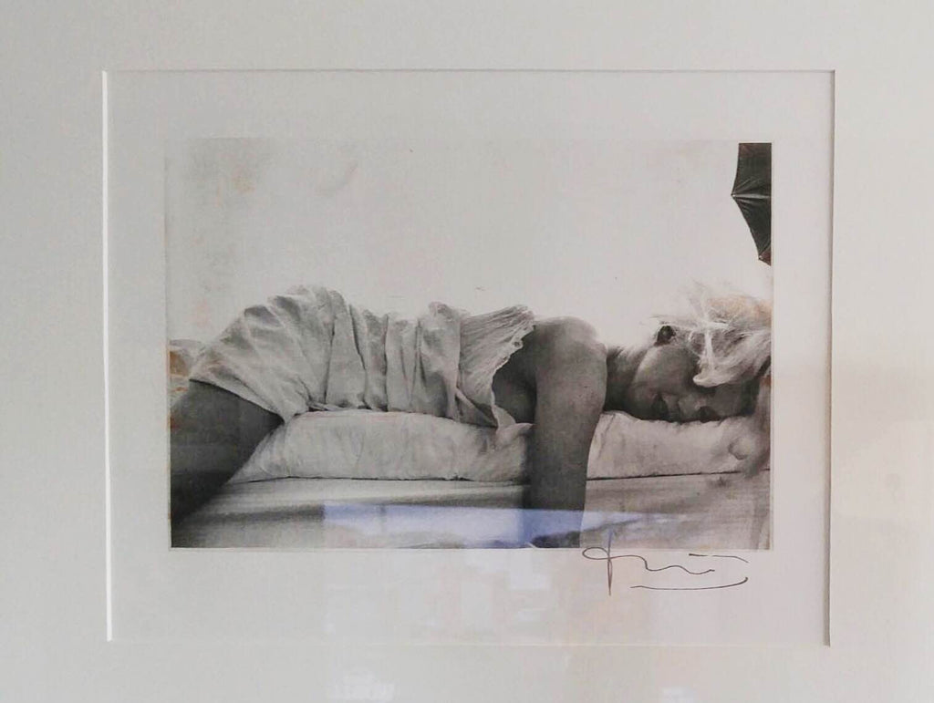 Bert Stern Marilyn Monroe Reclined Photo The Last Sitting Signed 10k Value