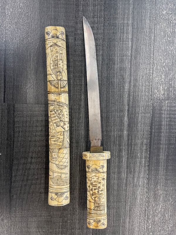 Sold at Auction: Marbles trout knife with original sheath