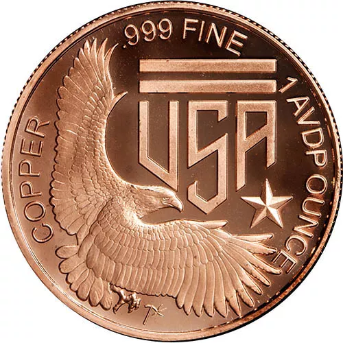 1 oz Morgan Copper Round Coins