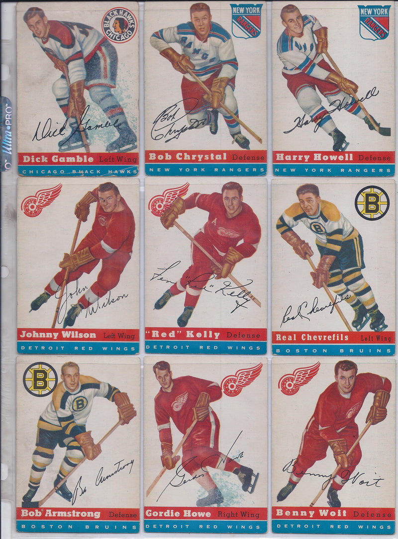 1954-55 Topps Hockey Complete Set of 60 Cards Rare Unique Collection in Extremely Fine Condition $10K VALUE