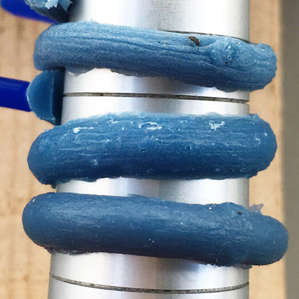 wax rings on mandrel