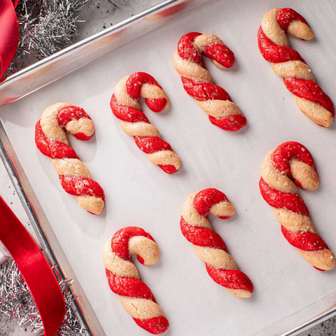 Candy Cane Cookies