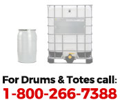 For Drums and Totes, call: 1-800-266-7388 