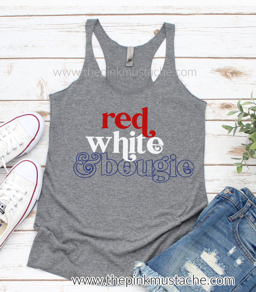 red white and boujee shirt