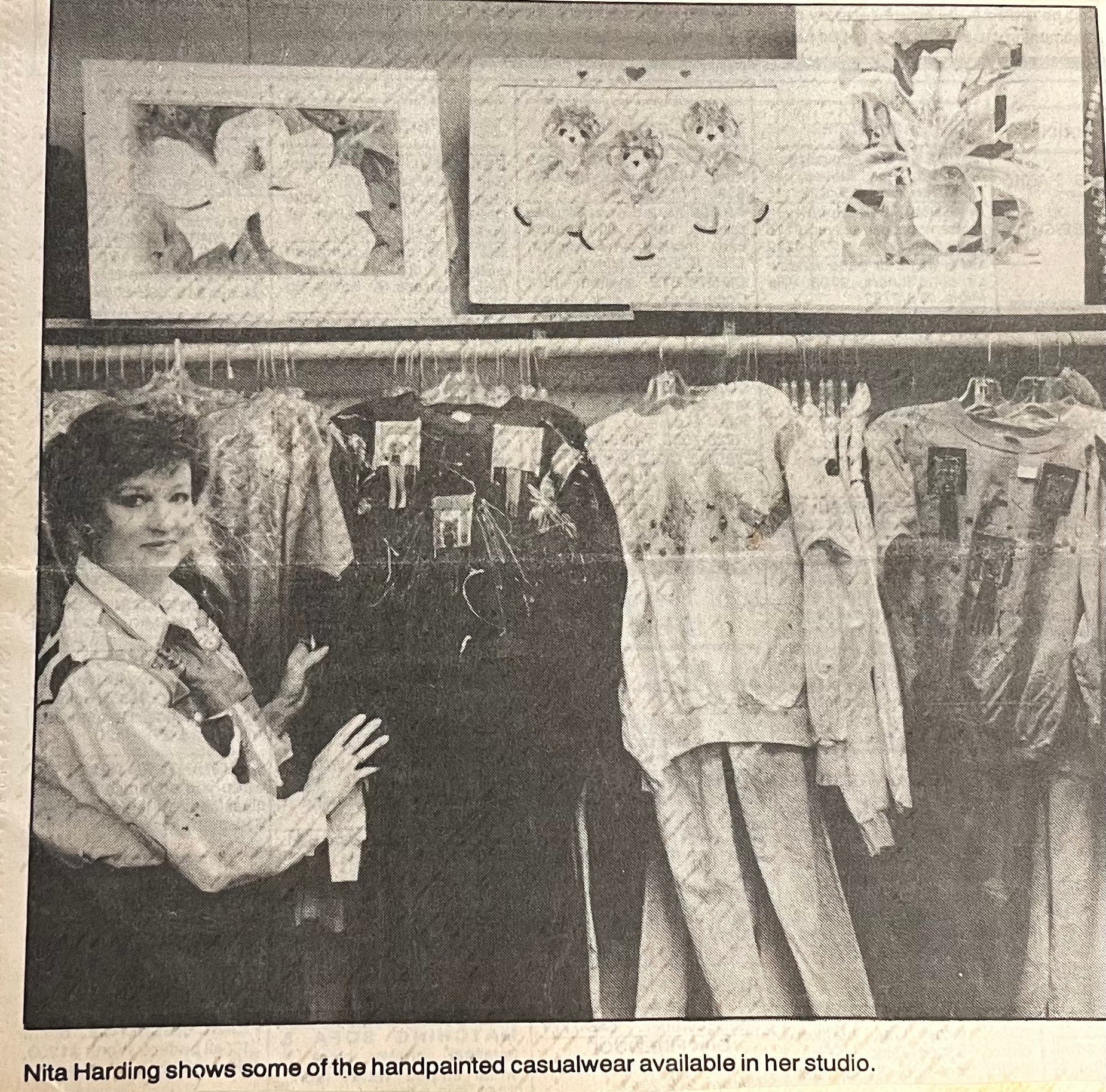 Article about Mom and her art studio in the news.