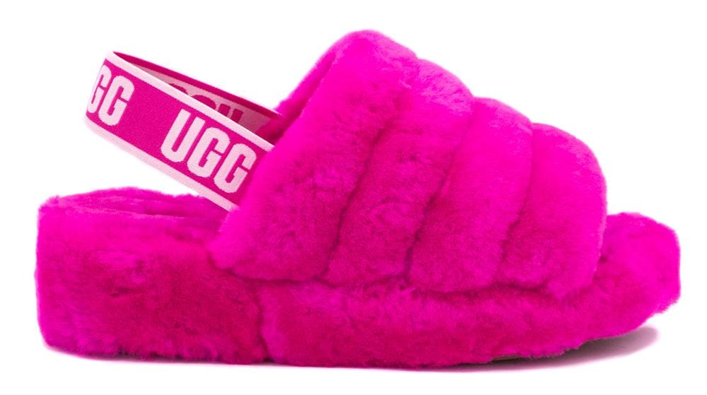 pink ugg yeah slides
