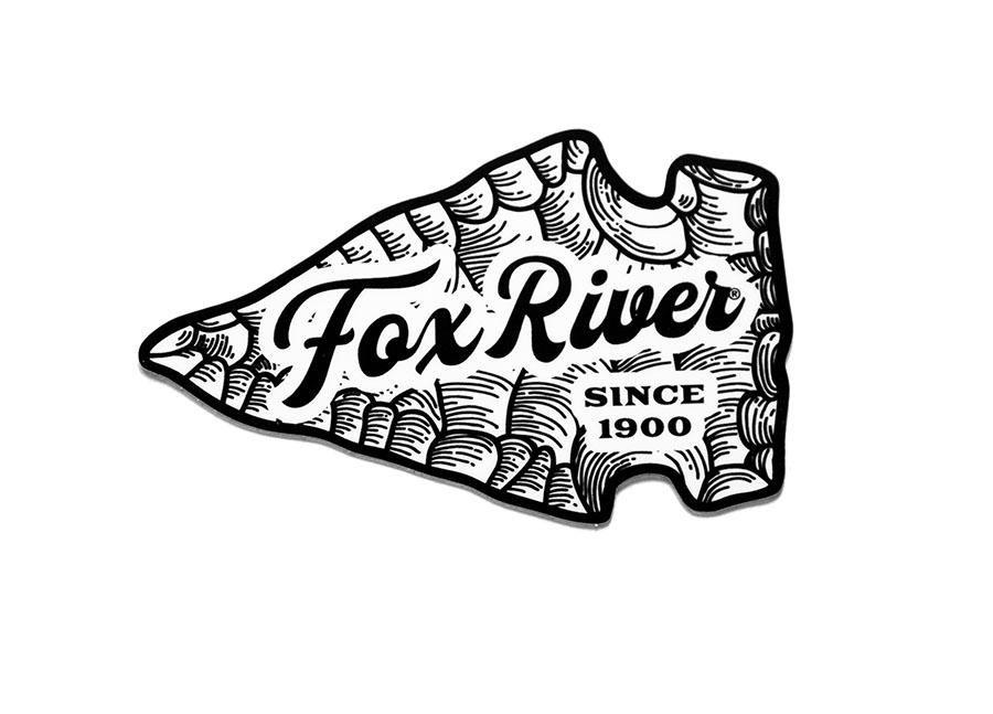 Fox River Arrowhead Sticker
