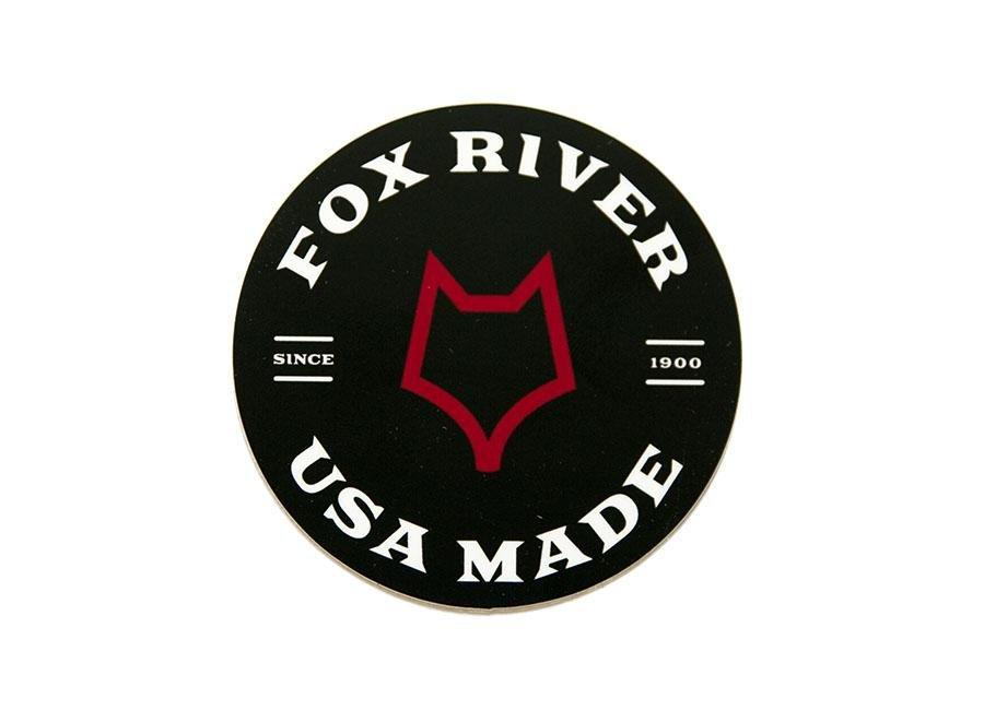 Fox River USA Made - Black Sticker