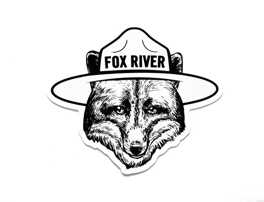 Fox River Wisaka The Fox Sticker