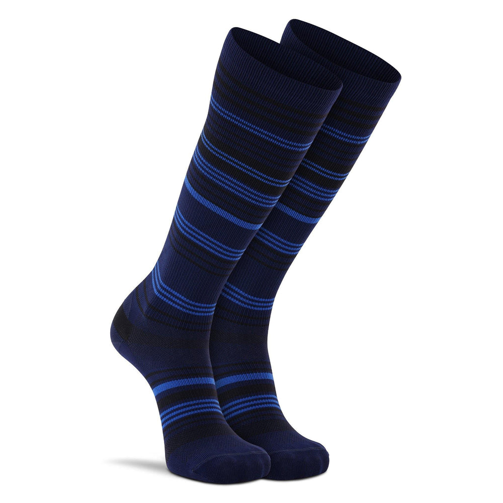 Striped Socks Mid-Calf Vertical Stripes Contrast Color Cotton Socks – OXKnit