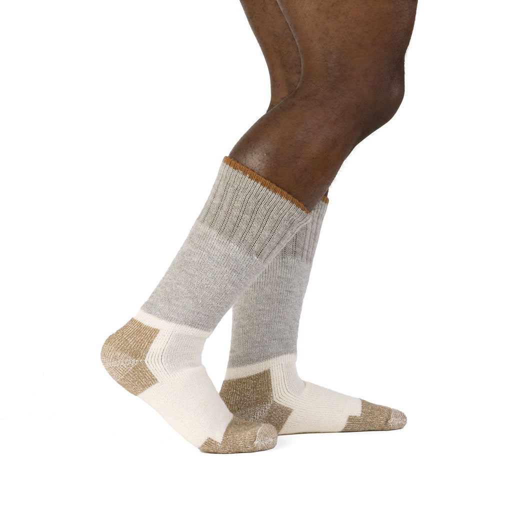 Men's Steel-Toe Wool Heavyweight Mid-Calf Boot Work Sock