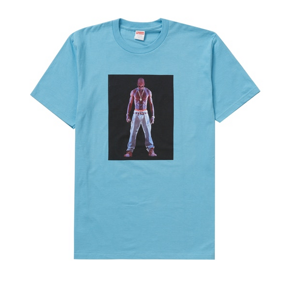 blue tupac shirt