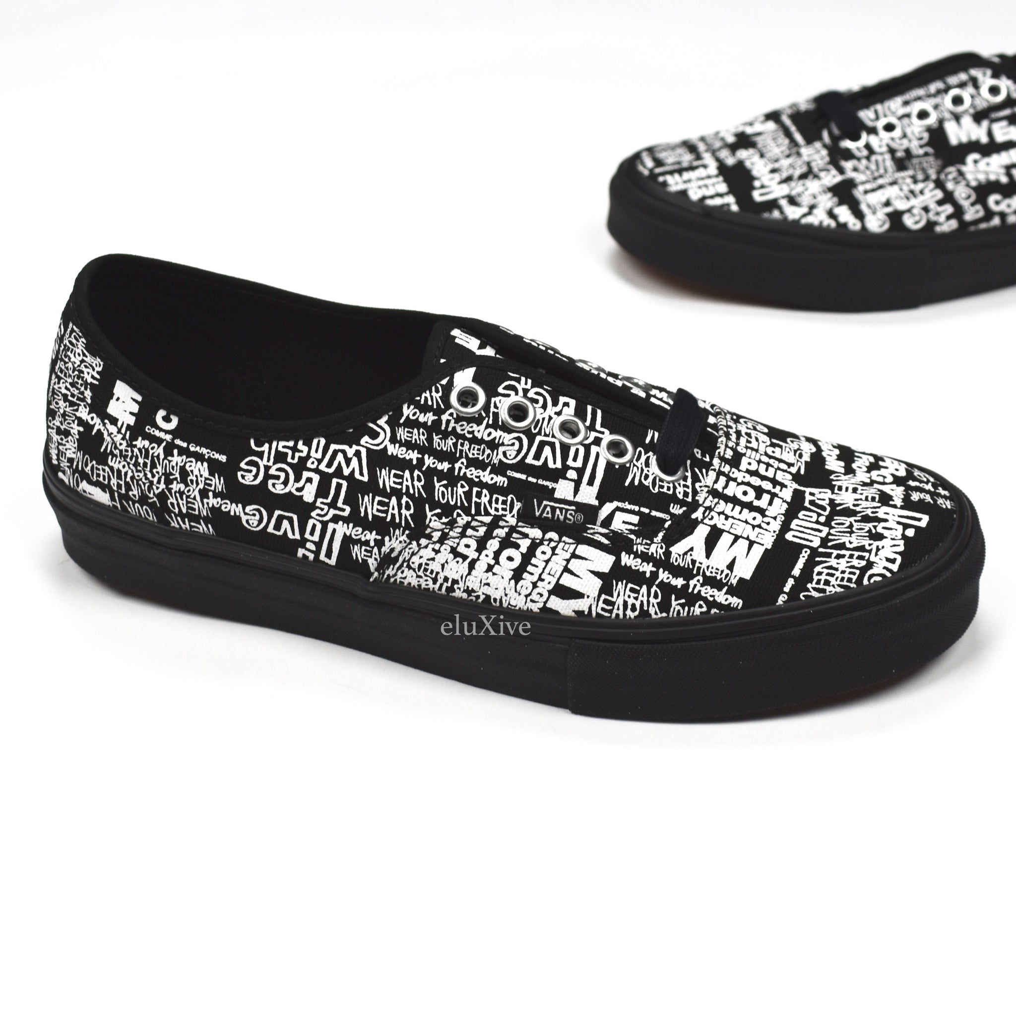 vans commes des garcons