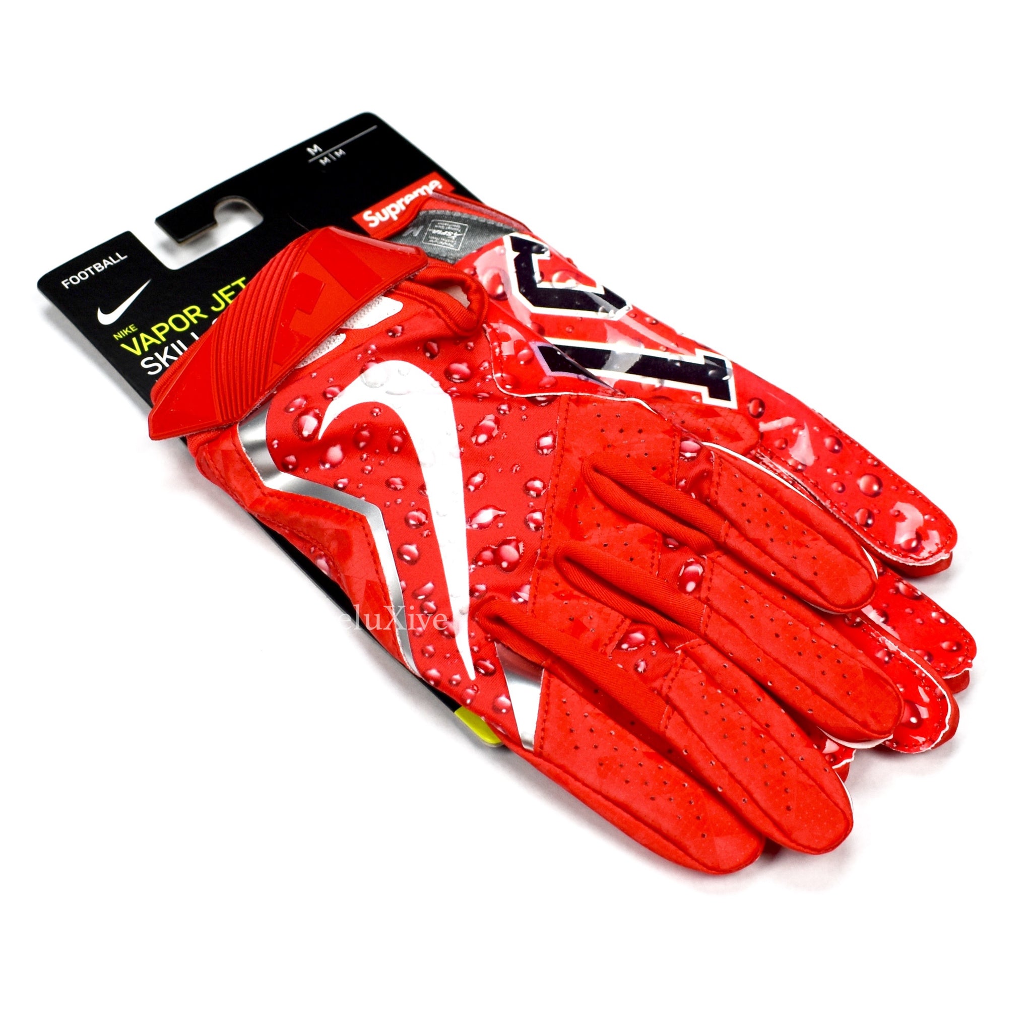 Supreme/Nike Vapor Jet 4.0 Football Gloves FW18 week 19 