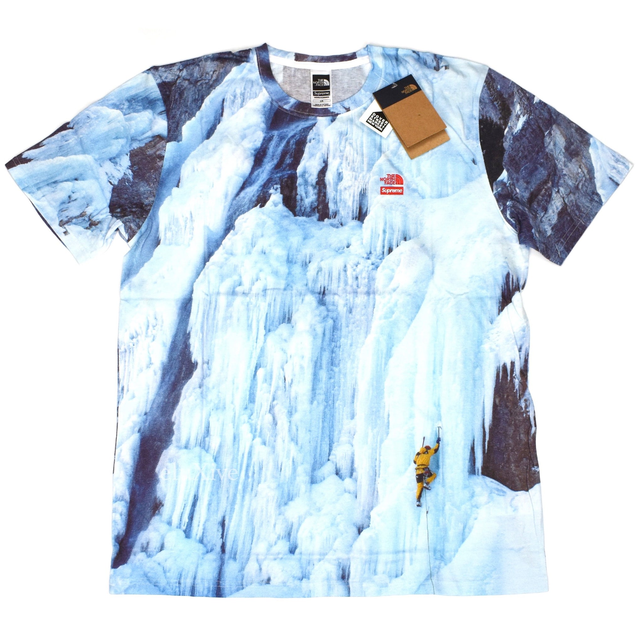 Supreme x The North Face - Ice Climb Print T-Shirt – eluXive