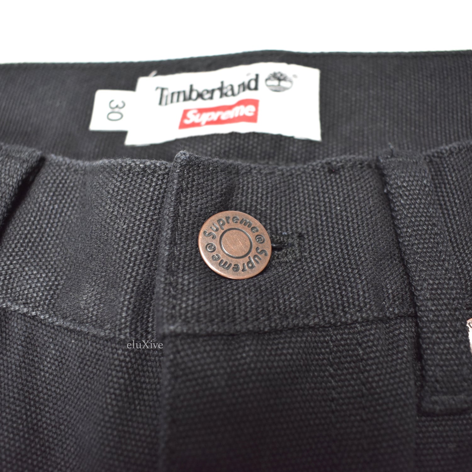 Supreme x Timberland - Double Knee Painter Pants (Black) – eluXive