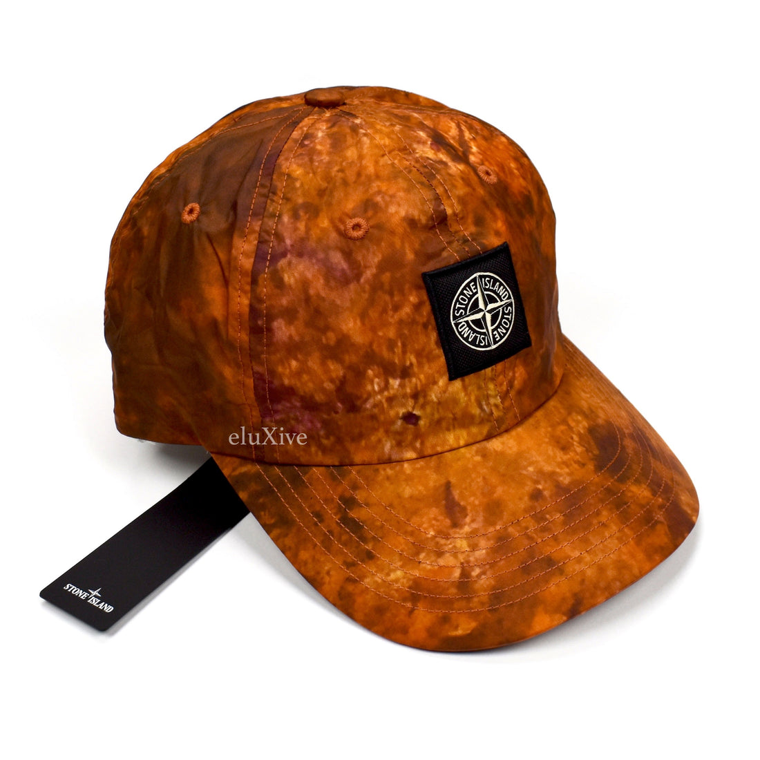 Supreme x Stone Island - Logo Patch Nylon Hat (Coral) – eluXive